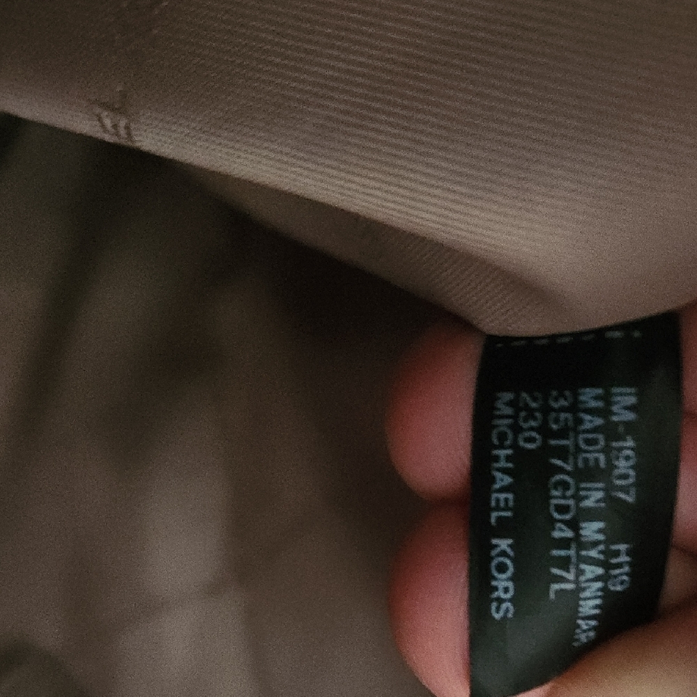 Michael Kors Tan Leather Tote - Picture 8 of 9